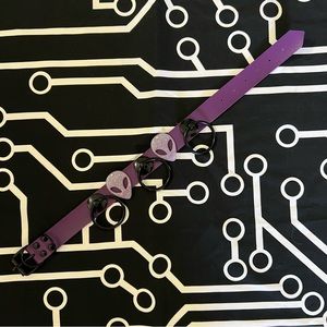 Violet Earth Is Boring O-Ring Choker